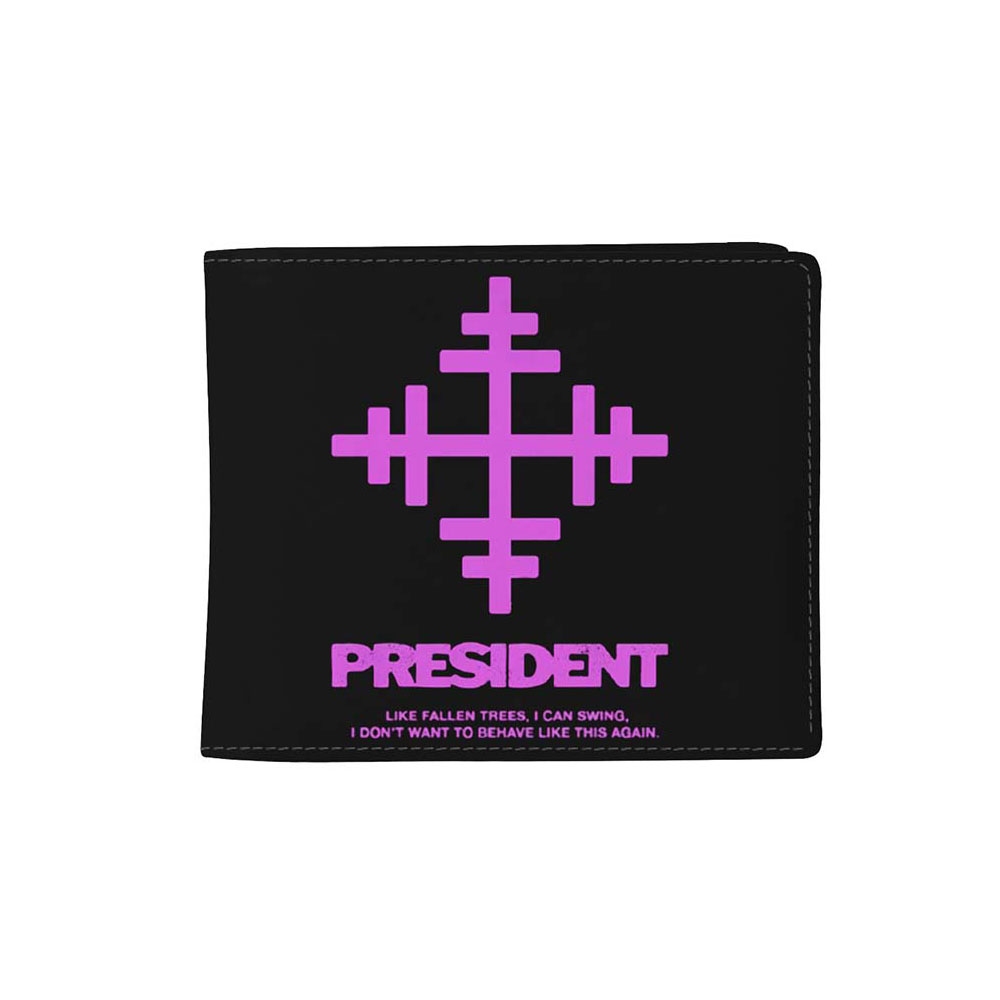 Rocksax President - Lyric Key Wallet - Black/Purple